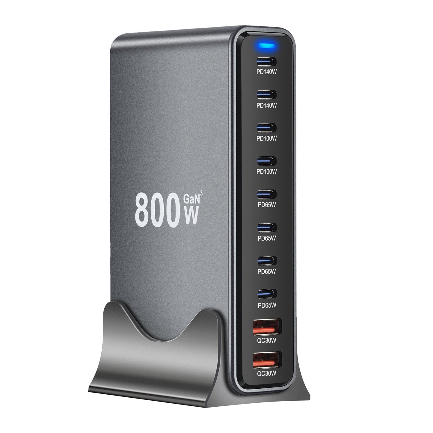 800W Gallium Nitride PD Multifunctional PD Desk Charger