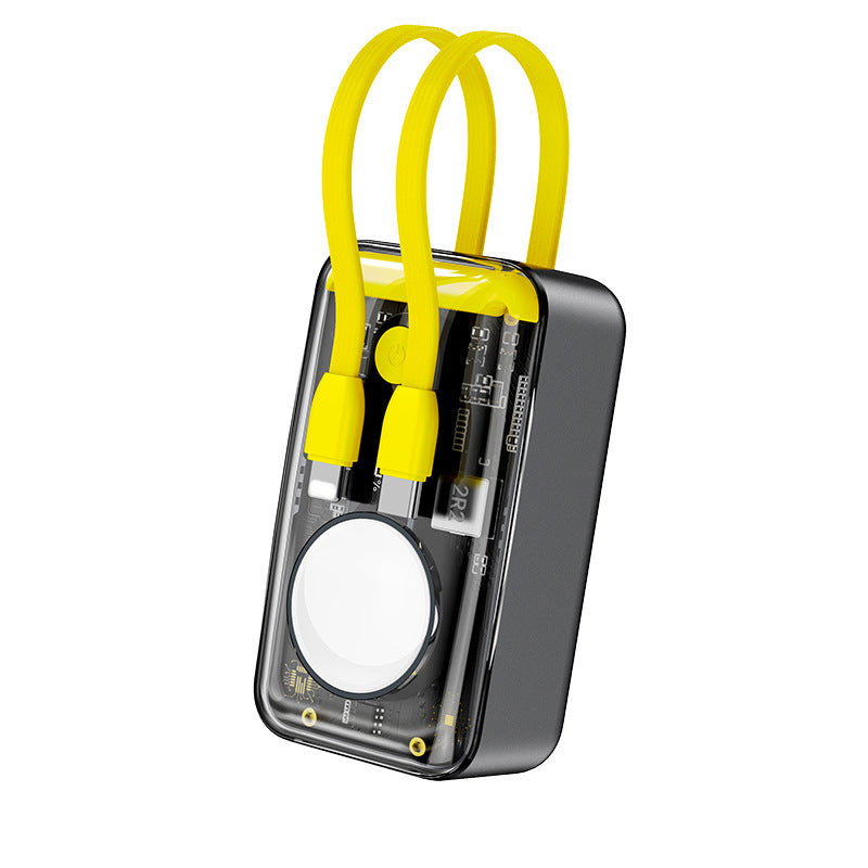 Transparent Mecha Magnetic Power Bank