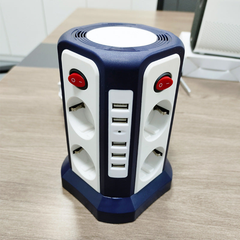 Desktop Socket European Standard 4 USB Socket Board
