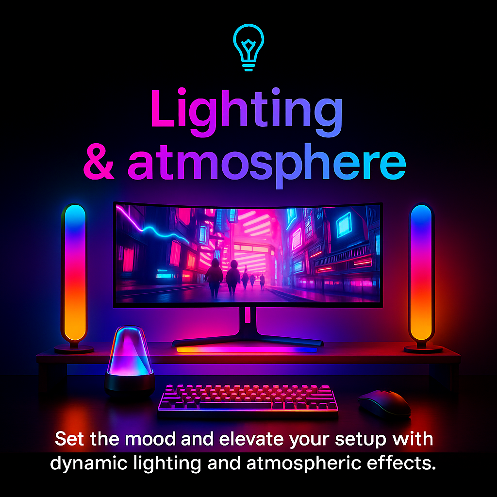 🎮 Lighting & atmosphere