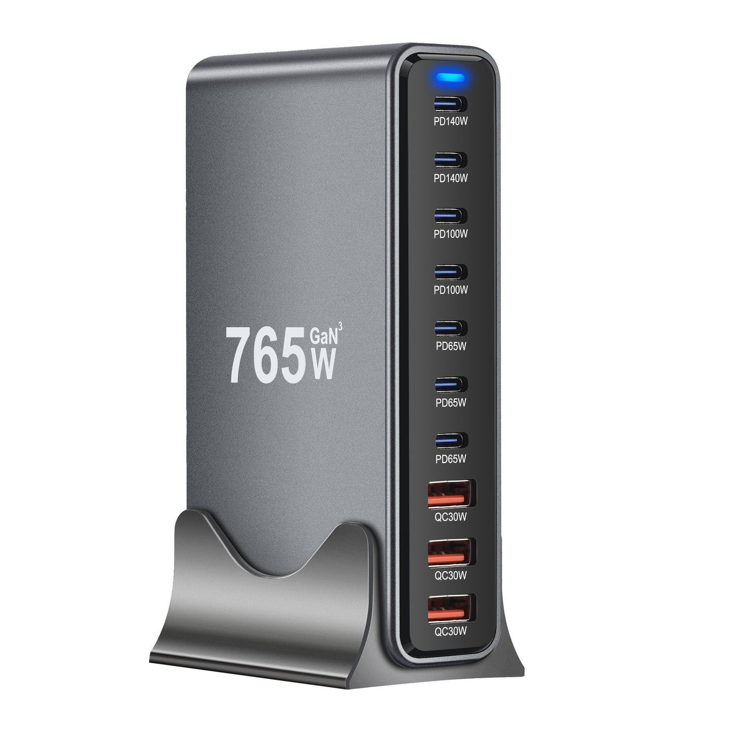800W Gallium Nitride PD Multifunctional PD Desk Charger