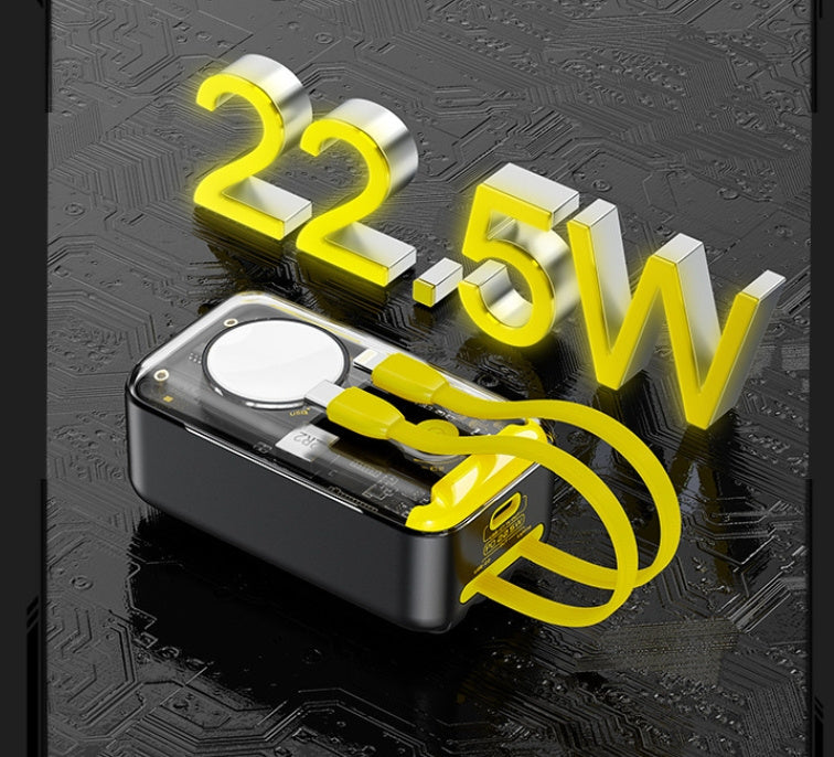 Transparent Mecha Magnetic Power Bank