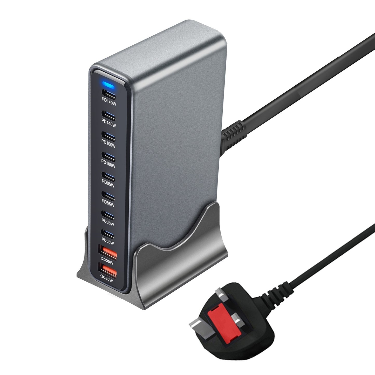 800W Gallium Nitride PD Multifunctional PD Desk Charger