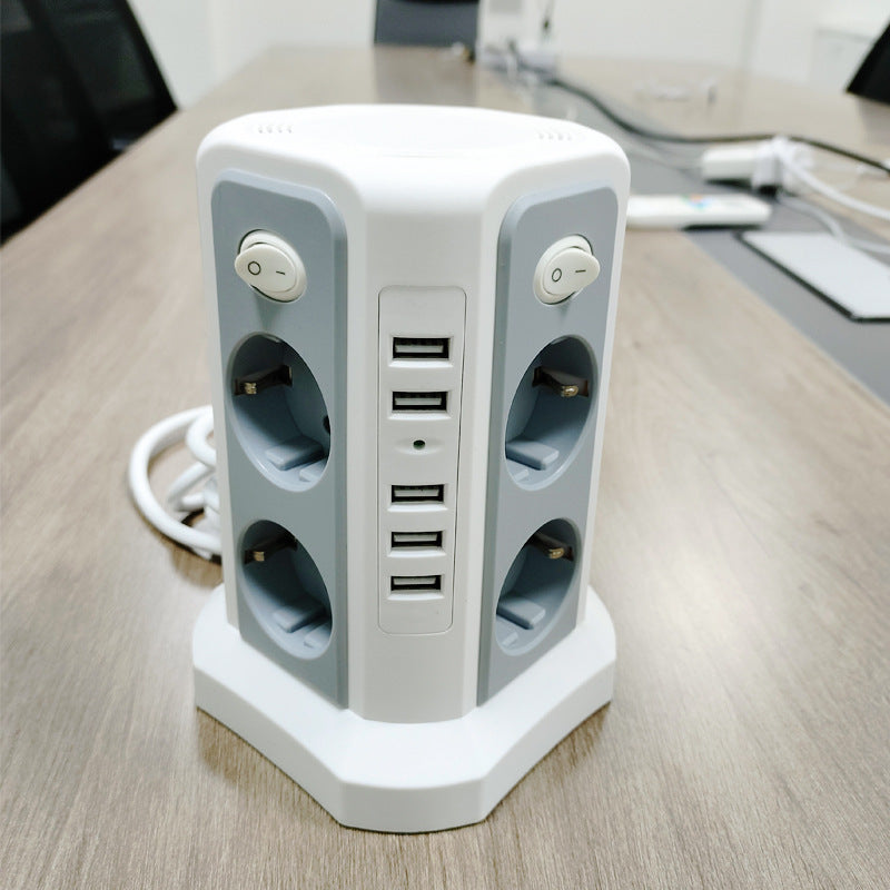 Desktop Socket European Standard 4 USB Socket Board