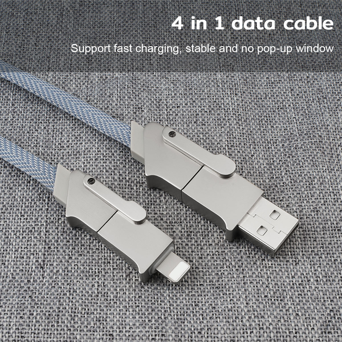 120W Fast Charge Data Cable Six-in-one For 15 PD27W Fast Charge Data Cable
